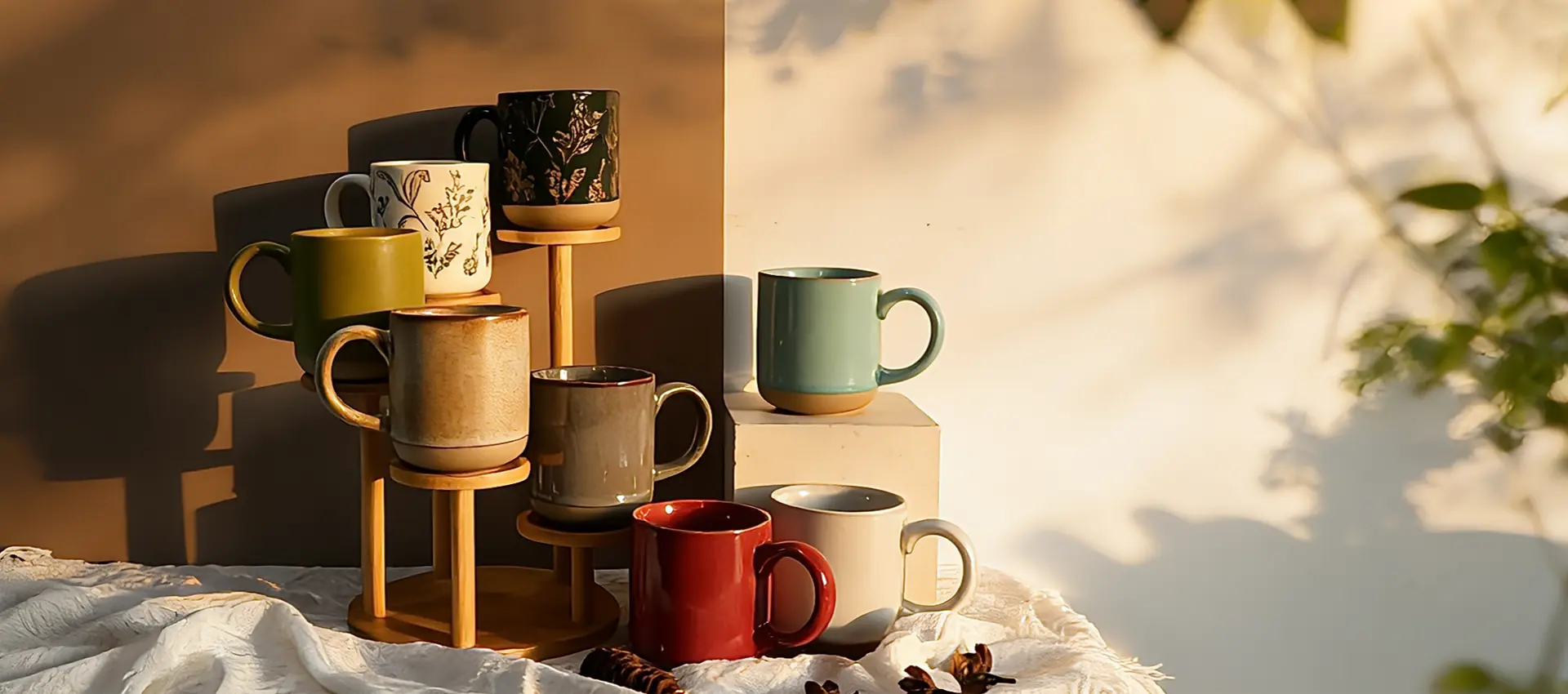 Esmaklassilised käsitsi valmistatud keraamilised lauanõud