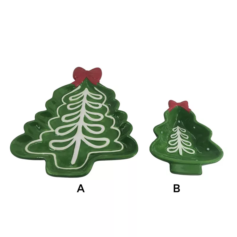 Käsitsi maalitud jõulupuutaldrik pühadeks