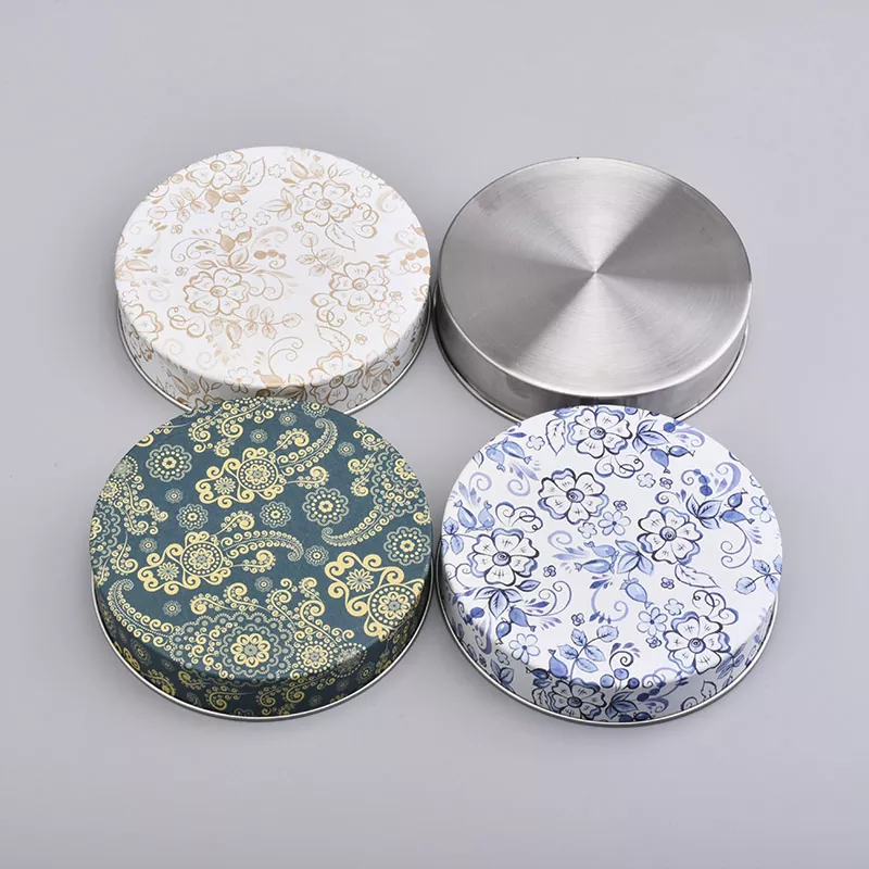 Isikupärastatud trükitud tinaküünlapurgi kaas